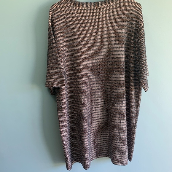 ZARA Knit tunic Metallic knit Dress- Size Large - Picture 4 of 9